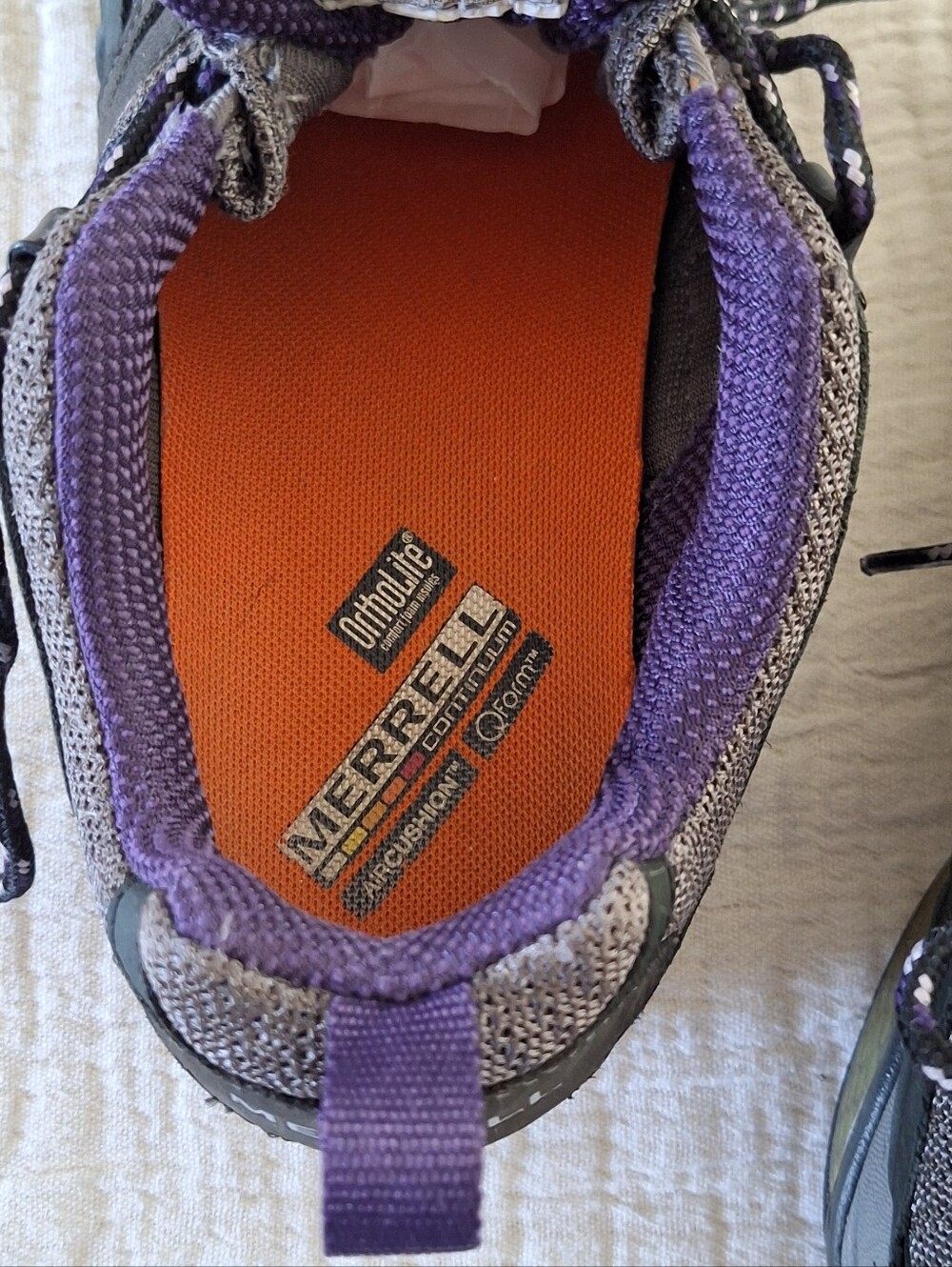 Merrell Women's Gray and Purple Trail Hikers - Picture 8 of 9